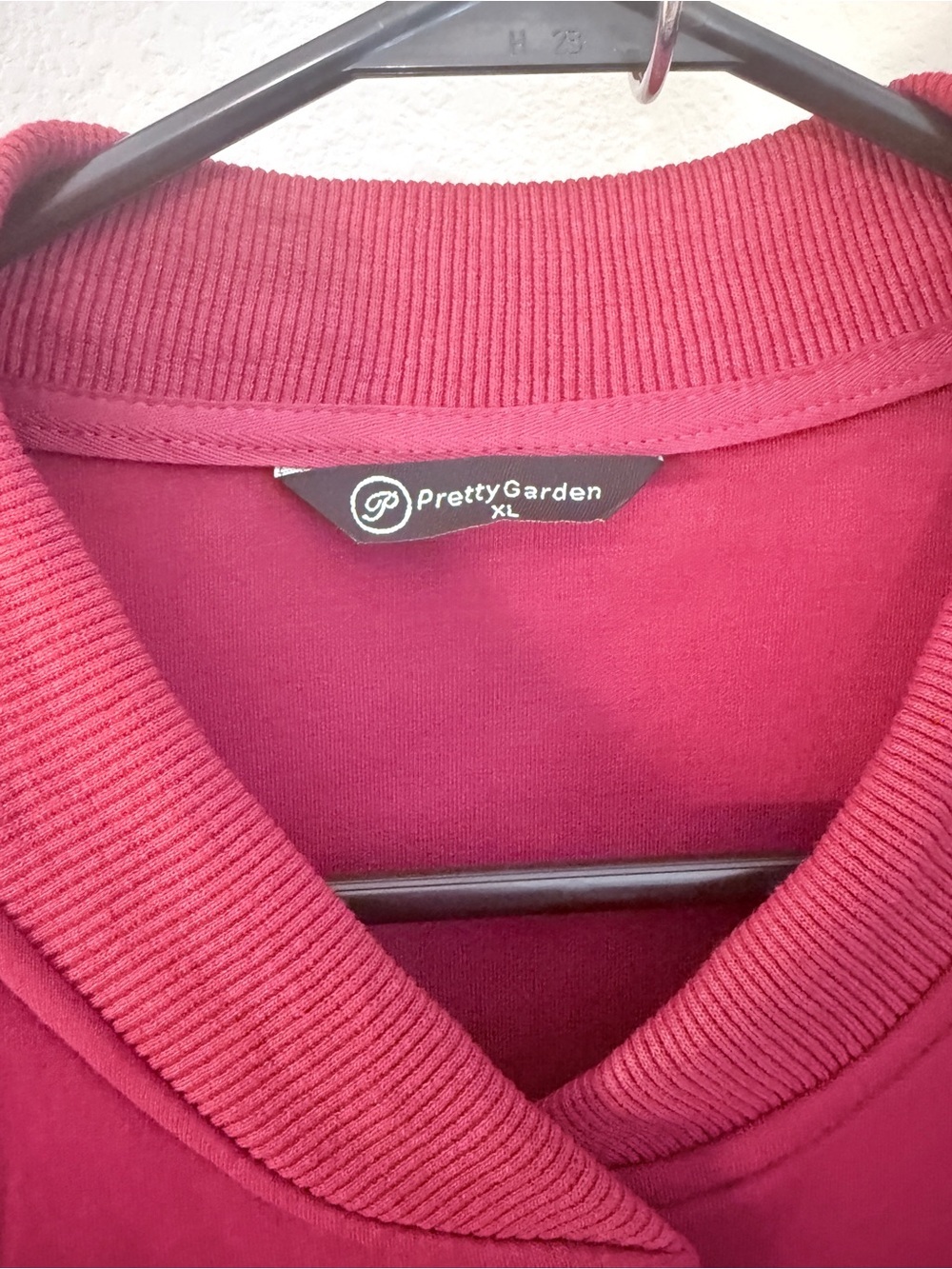 Women's Snap-Front Bomber Jacket in Raspberry - Picture 2 of 5